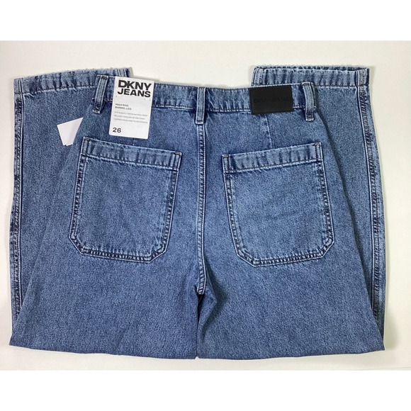 DKNY Jeans‎ High Rise Barrel Leg Women's Denim Jeans Size 26 - Picture 4 of 9
